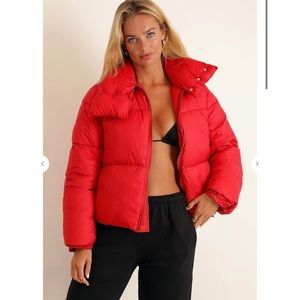 Chiquelle Red Puffer Jacket